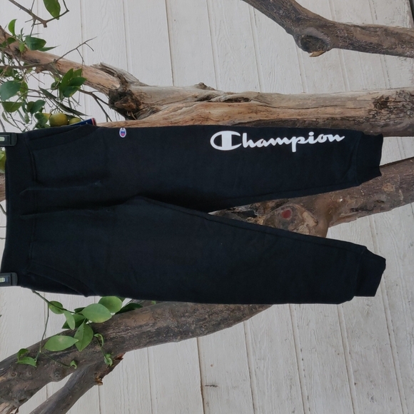 Champion boy's joggers size S color black - Picture 2 of 6